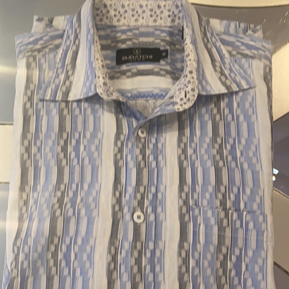 NWOT vintage Bugatchi button-down down SS 🔥🔥🔥 - Picture 4 of 4